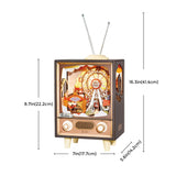 Build & Create Studio™ 3D Light-Up Music Box “Sunset Carnival” Puzzle Kit