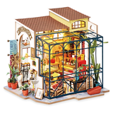 Build & Create Studio™  Miniature Dollhouse – Wooden Craft Kit for All Ages