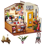 Build & Create Studio™ 3D Wooden Puzzle – Miniature House Kit