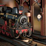 Build & Create Studio™ 3D Wooden Puzzle Steam Train Model Kit