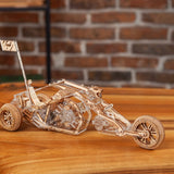 Build & Create Studio™ Black Wolf Tricycle – Mechanical 3D Puzzle