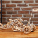 Build & Create Studio™ Black Wolf Tricycle – Mechanical 3D Puzzle