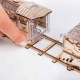 Build & Create Studio™  Thunderstorm Express – Mechanical 3D Train Puzzle