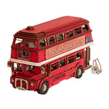 Build & Create Studio™ London Tour Bus 3D Wooden Puzzle – City Sightseeing Model Kit for Kids