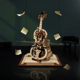 Build & Create Studio™ Magic Cello Mechanical Music Box Puzzle